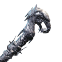 Fire Crystal Spell Staff