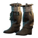 Desecrated Leather Boots